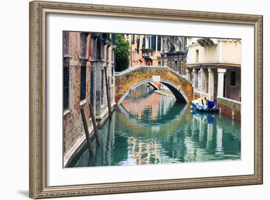 Little Canal in Venice-prochasson-Framed Photographic Print