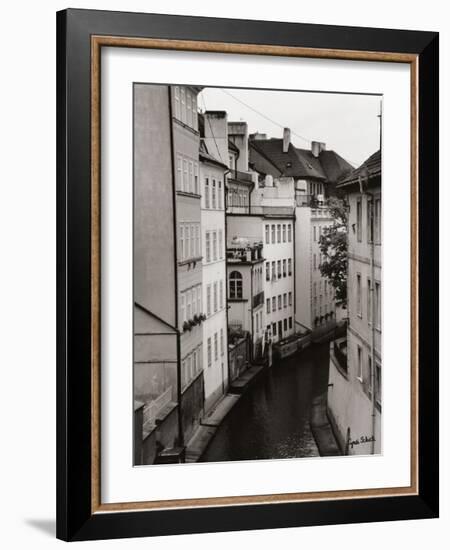 Little Canal, Prague, Czech Republic-Cyndi Schick-Framed Giclee Print