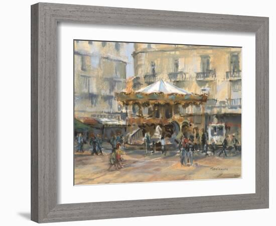 Little Carousel, Montpellier-Pat Maclaurin-Framed Giclee Print