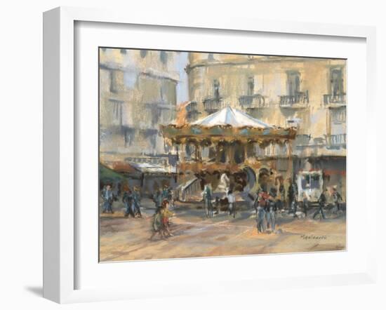 Little Carousel, Montpellier-Pat Maclaurin-Framed Giclee Print