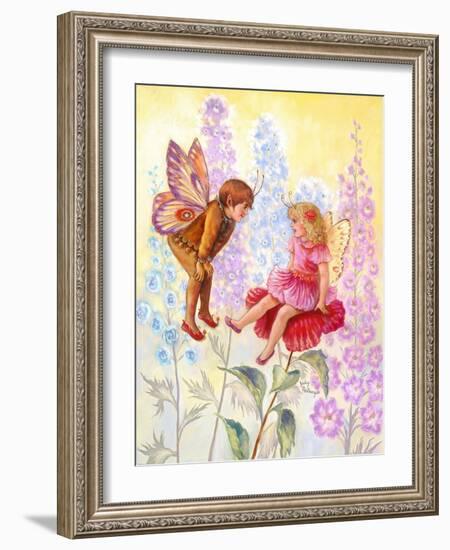 Little Chat-Judy Mastrangelo-Framed Giclee Print