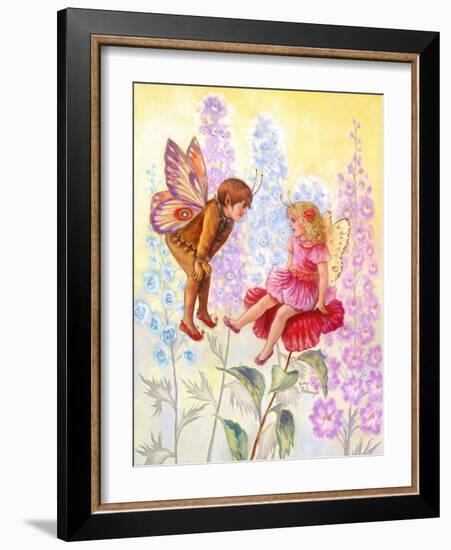 Little Chat-Judy Mastrangelo-Framed Giclee Print