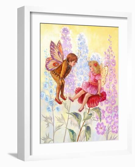 Little Chat-Judy Mastrangelo-Framed Giclee Print