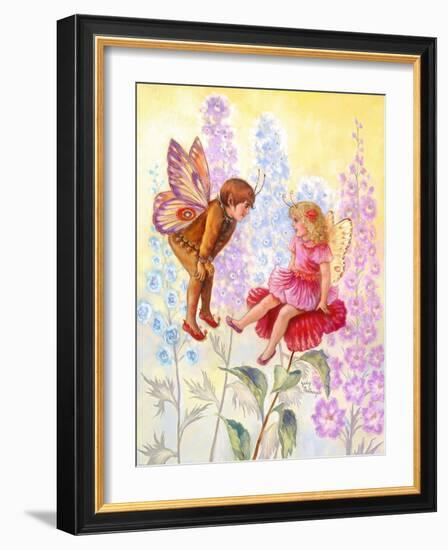 Little Chat-Judy Mastrangelo-Framed Giclee Print