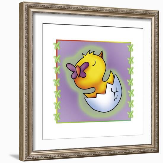 Little Chickens 3-Maria Trad-Framed Giclee Print