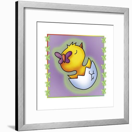 Little Chickens 3-Maria Trad-Framed Giclee Print