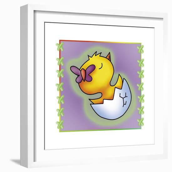 Little Chickens 3-Maria Trad-Framed Giclee Print