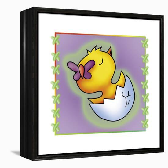 Little Chickens 3-Maria Trad-Framed Premier Image Canvas