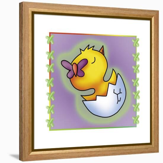 Little Chickens 3-Maria Trad-Framed Premier Image Canvas