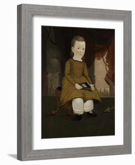 Little Child From Maine, 1846-William Matthew Prior-Framed Giclee Print