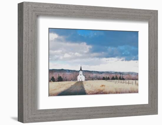 Little Church on the Prairie-Annie Bailey Art-Framed Photographic Print