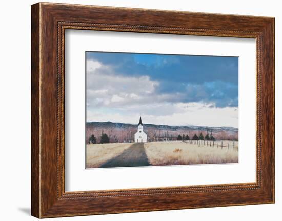 Little Church on the Prairie-Annie Bailey Art-Framed Photographic Print