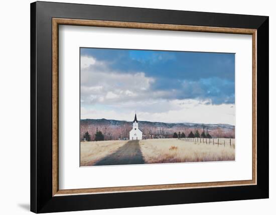 Little Church on the Prairie-Annie Bailey Art-Framed Photographic Print