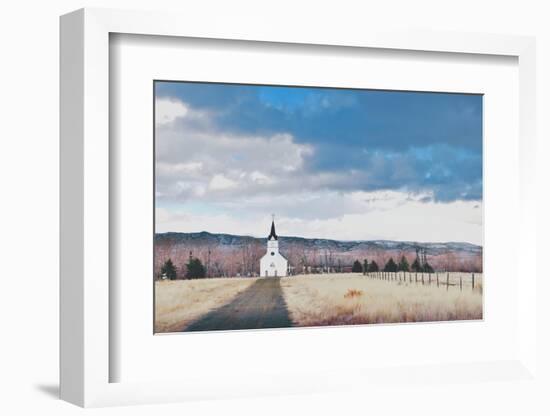 Little Church on the Prairie-Annie Bailey Art-Framed Photographic Print