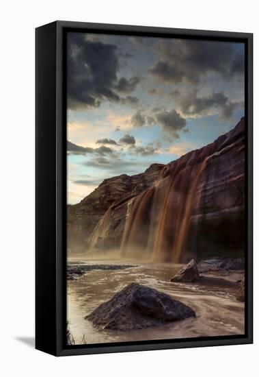 Little Colorado River in Arizona after a Storm-Howie Garber-Framed Premier Image Canvas