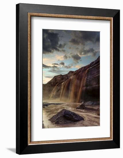 Little Colorado River in Arizona after a Storm-Howie Garber-Framed Photographic Print