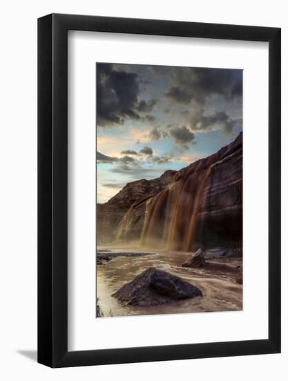 Little Colorado River in Arizona after a Storm-Howie Garber-Framed Photographic Print