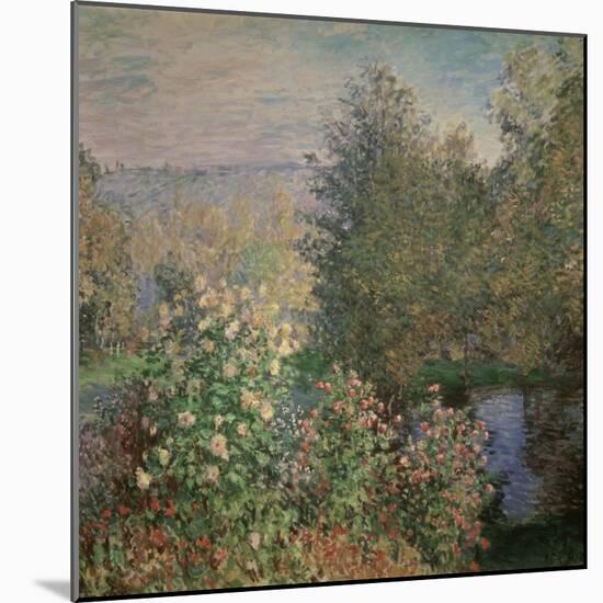 Little Corner of the Garden-Claude Monet-Mounted Giclee Print