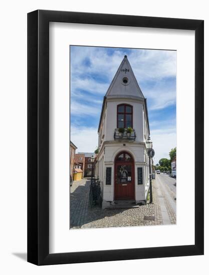 Little Cornered House in Ribe, Denmark's Oldest Surviving City, Jutland, Denmark-Michael Runkel-Framed Photographic Print