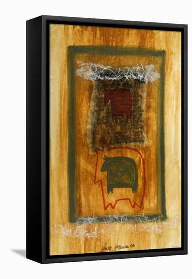 Little Cow 2-Susse Volander-Framed Stretched Canvas