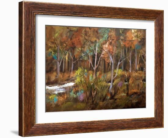 Little Creek Down In The Woods-Ruth Palmer-Framed Art Print
