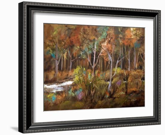 Little Creek Down In The Woods-Ruth Palmer-Framed Art Print