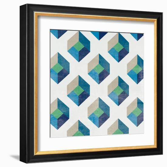 Little Cubes II-Melissa Wang-Framed Art Print