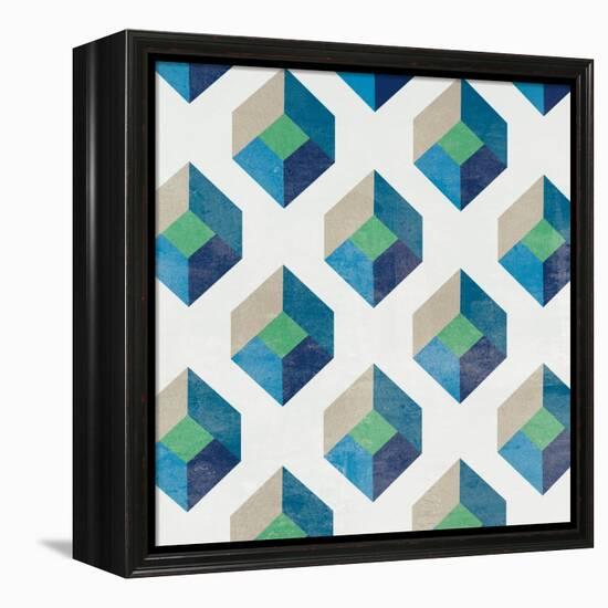Little Cubes II-Melissa Wang-Framed Stretched Canvas