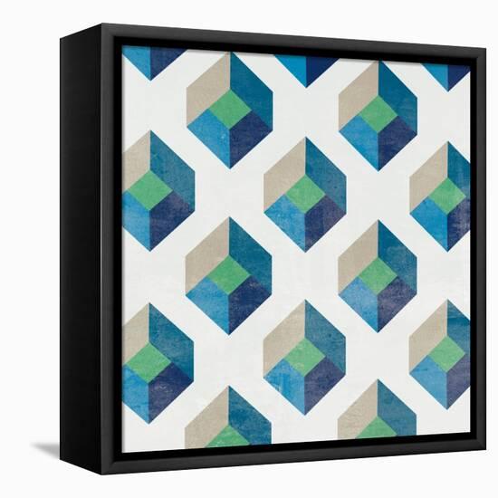 Little Cubes II-Melissa Wang-Framed Stretched Canvas