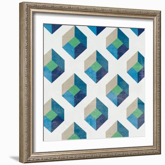 Little Cubes II-Melissa Wang-Framed Art Print