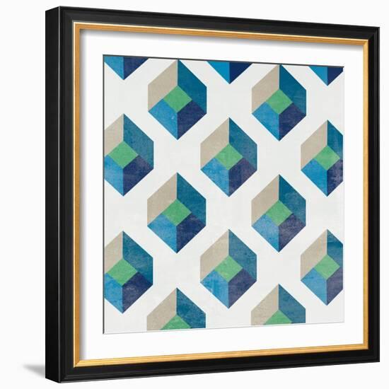 Little Cubes II-Melissa Wang-Framed Art Print