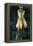 Little Dancer Aged Fourteen, 1880-1881, Bronze with Muslin Skirt and Satin Hair Ribbon-Edgar Degas-Framed Premier Image Canvas