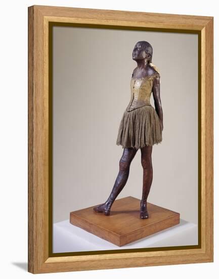 Little Dancer Aged Fourteen-Edgar Degas-Framed Premier Image Canvas