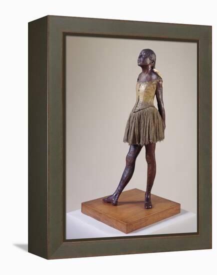 Little Dancer Aged Fourteen-Edgar Degas-Framed Premier Image Canvas