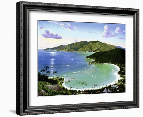 Little Dix Bay - Virgin Islands-Eduardo Camoes-Framed Giclee Print