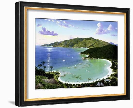 Little Dix Bay - Virgin Islands-Eduardo Camoes-Framed Giclee Print