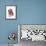 Little Dog with Red Heart-MAKIKO-Framed Giclee Print displayed on a wall