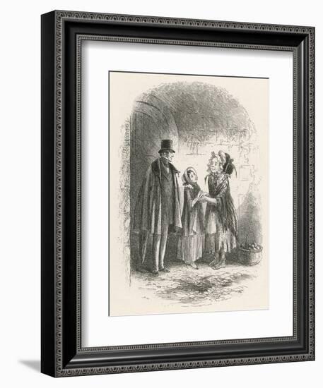 Little Dorrit and Little Mother-null-Framed Art Print