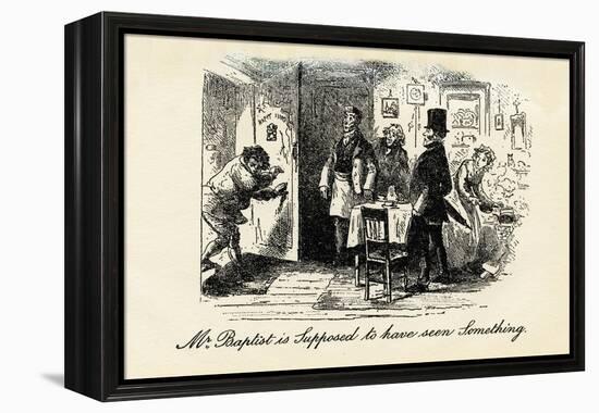 Little Dorrit --Hablot Knight Browne-Framed Premier Image Canvas