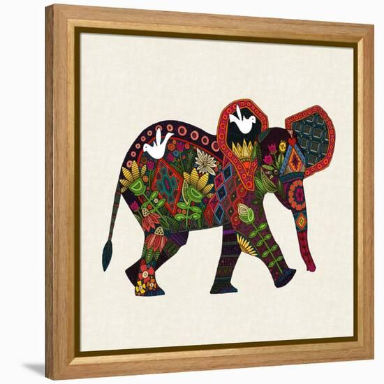 Little Elephant-Sharon Turner-Framed Stretched Canvas