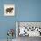 Little Elephant-Sharon Turner-Framed Stretched Canvas displayed on a wall