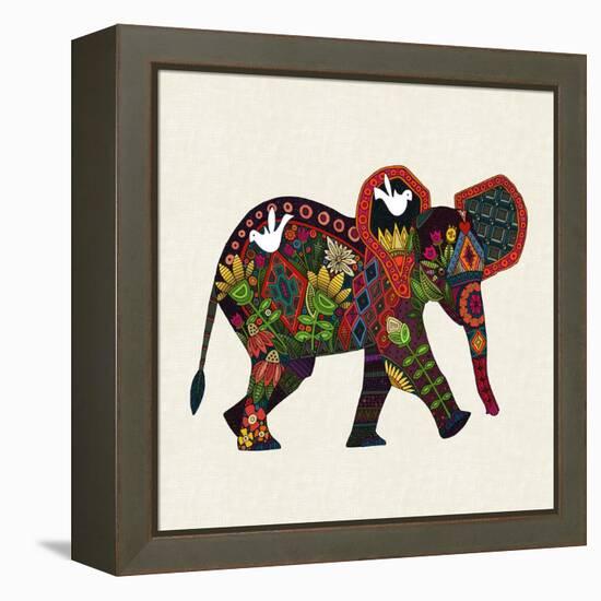 Little Elephant-Sharon Turner-Framed Stretched Canvas