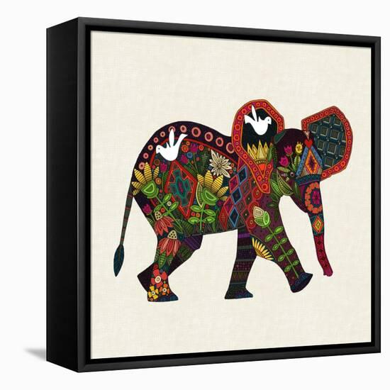 Little Elephant-Sharon Turner-Framed Stretched Canvas