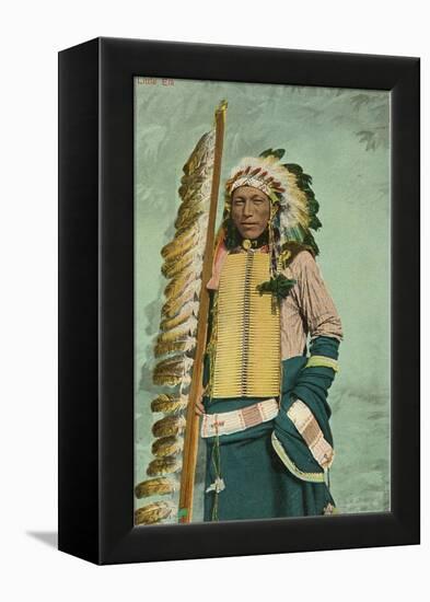 Little Elk, Plains Indian-null-Framed Stretched Canvas