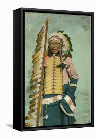 Little Elk, Plains Indian-null-Framed Stretched Canvas