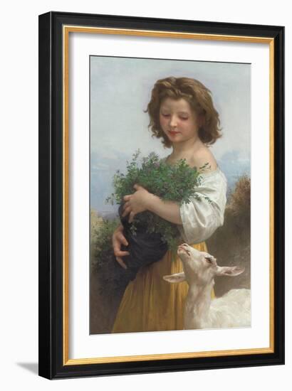 Little Esmeralda; La Petite Esmeralda, 1874 (Oil on Canvas)-William-Adolphe Bouguereau-Framed Giclee Print