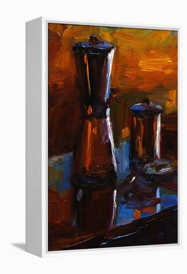 Little Espresso Pot-Pam Ingalls-Framed Premier Image Canvas