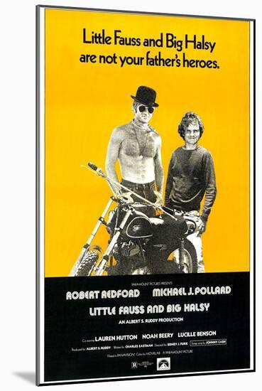Little Fauss and Big Halsy, Robert Redford, Michael J. Pollard, 1970-null-Mounted Art Print