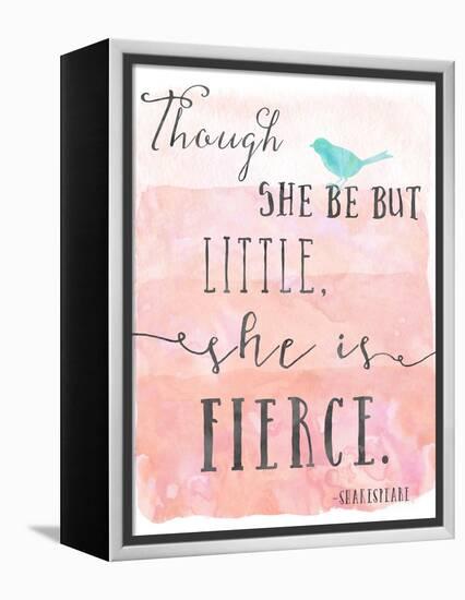 Little Fierce-Ashley Davis-Framed Stretched Canvas