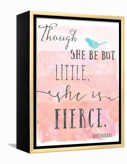 Little Fierce-Ashley Davis-Framed Stretched Canvas